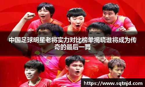 中国足球明星老将实力对比榜单揭晓谁将成为传奇的最后一舞